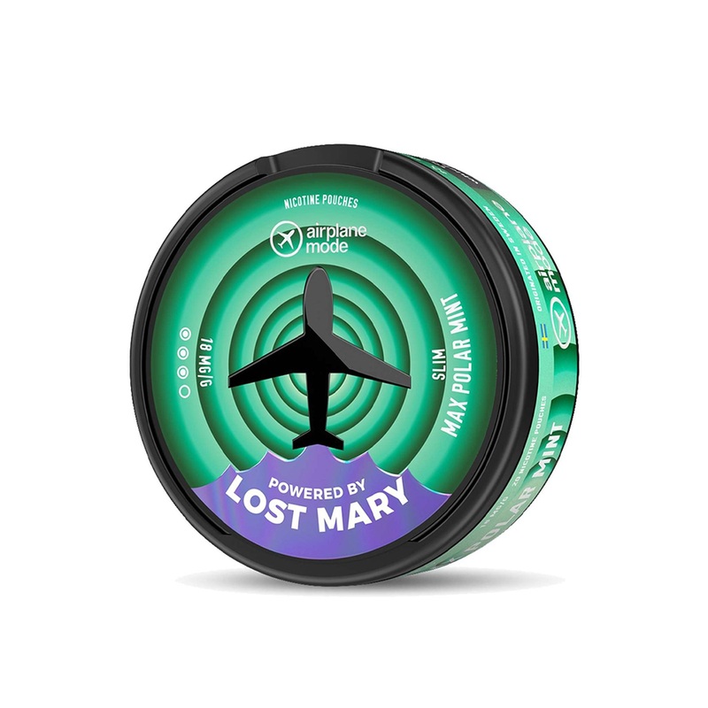 Max Polar Mint Lost Mary Airplane Mode Nicotine Pouches