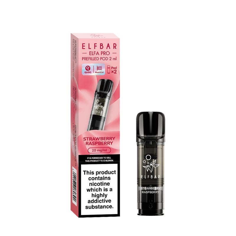 Strawberry Raspberry Elf Bar Elfa Pro Pods (x2)