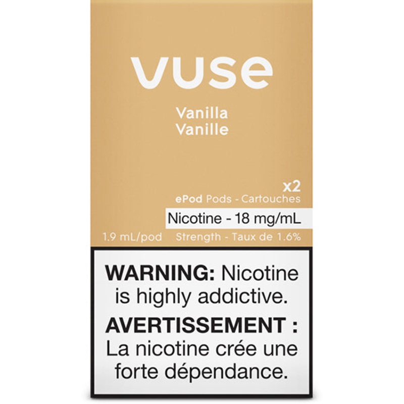 Vuse ePod – Vanilla,|18mg BALANCED  (1.9ml)|20mg, 2ml