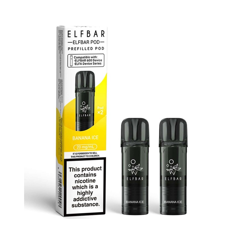 Banana Ice Elf Bar 600 Pods (x2)