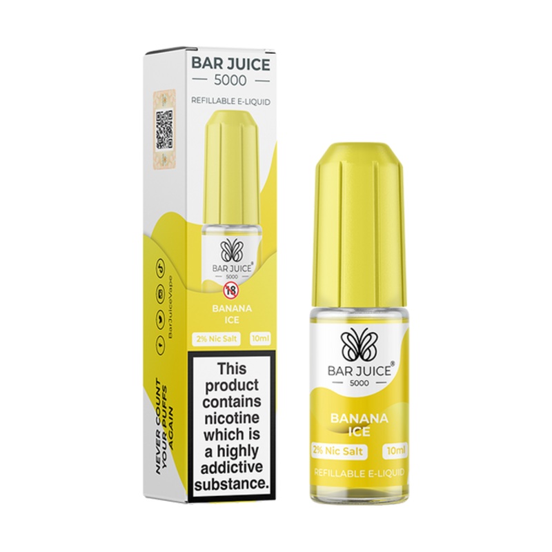 Banana Ice Nic Salt E-Liquid – Bar Juice 5000