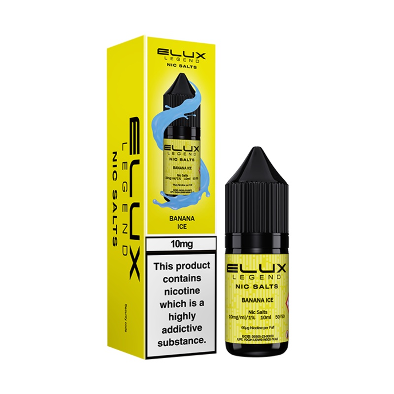 Banana Ice Nic Salt E-Liquid – Elux Legend