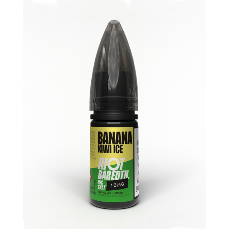 Banana Kiwi Ice Nic Salt E-Liquid – Riot Bar Edition