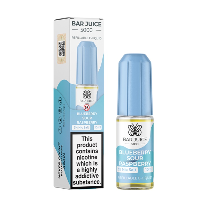 Blueberry Sour Raspberry Nic Salt E-Liquid – Bar Juice 5000