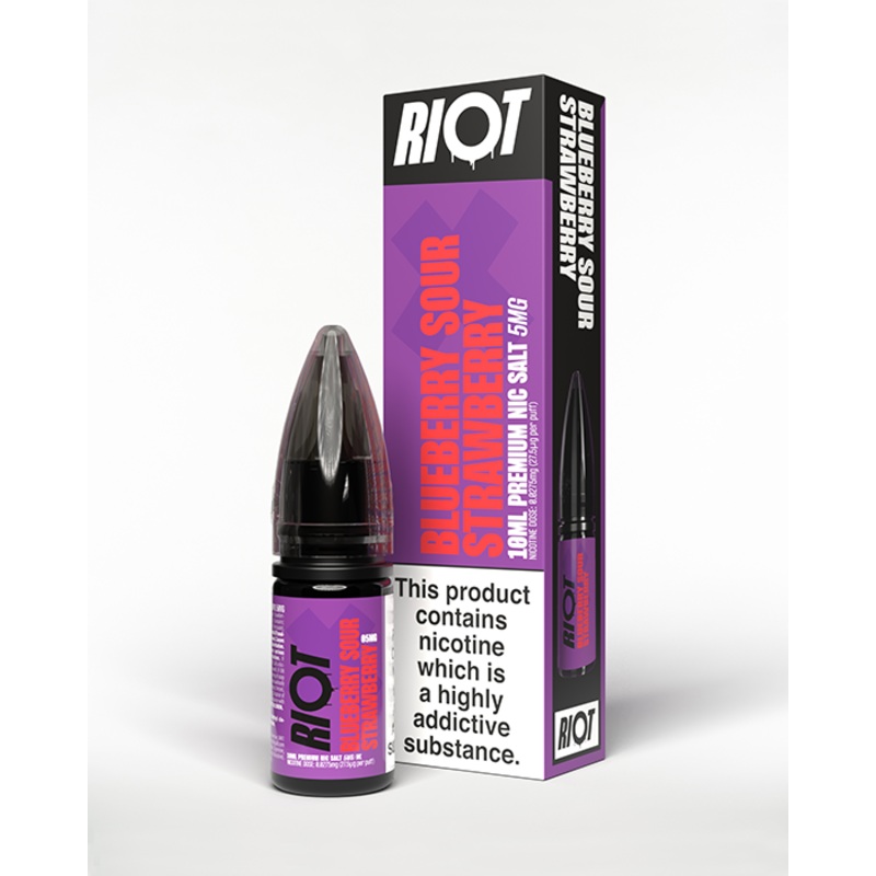 Blueberry Sour Strawberry Nic Salt E-Liquid – Riot X