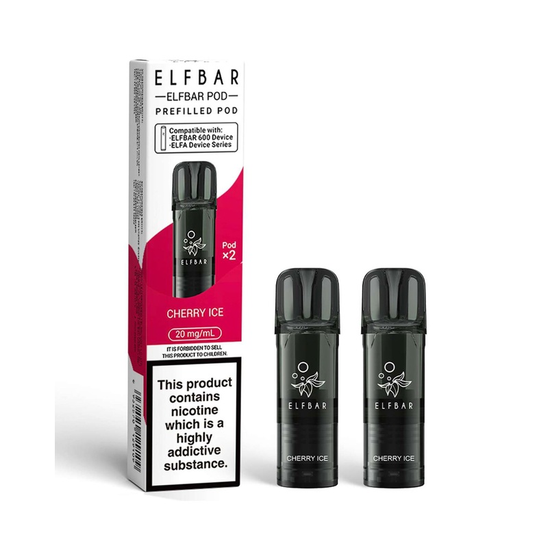Cherry Ice Elf Bar 600 Pods (x2)