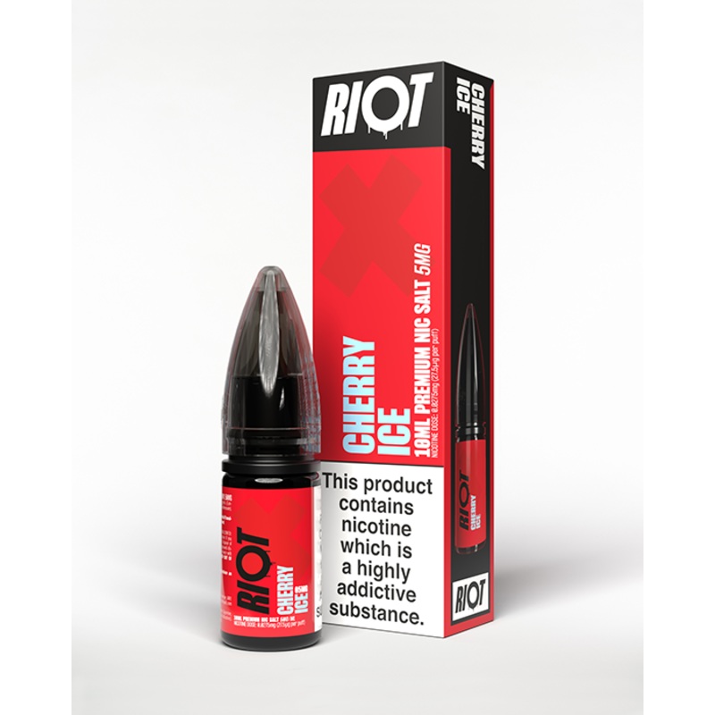 Cherry Ice Nic Salt E-Liquid – Riot X