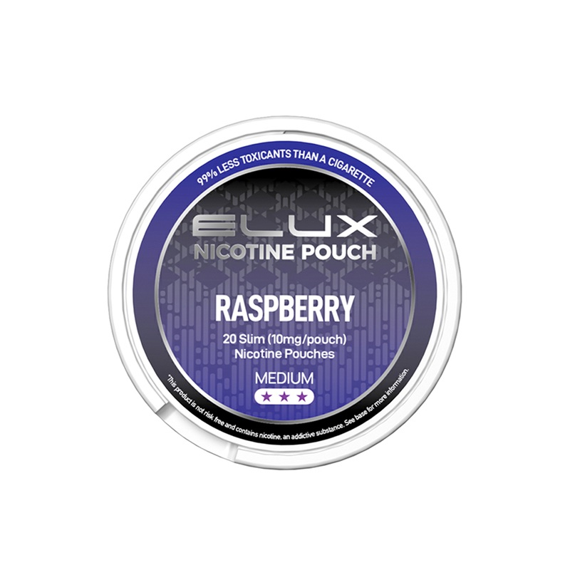 Elux Raspberry Nic Pouches|10mg|14mg|17mg