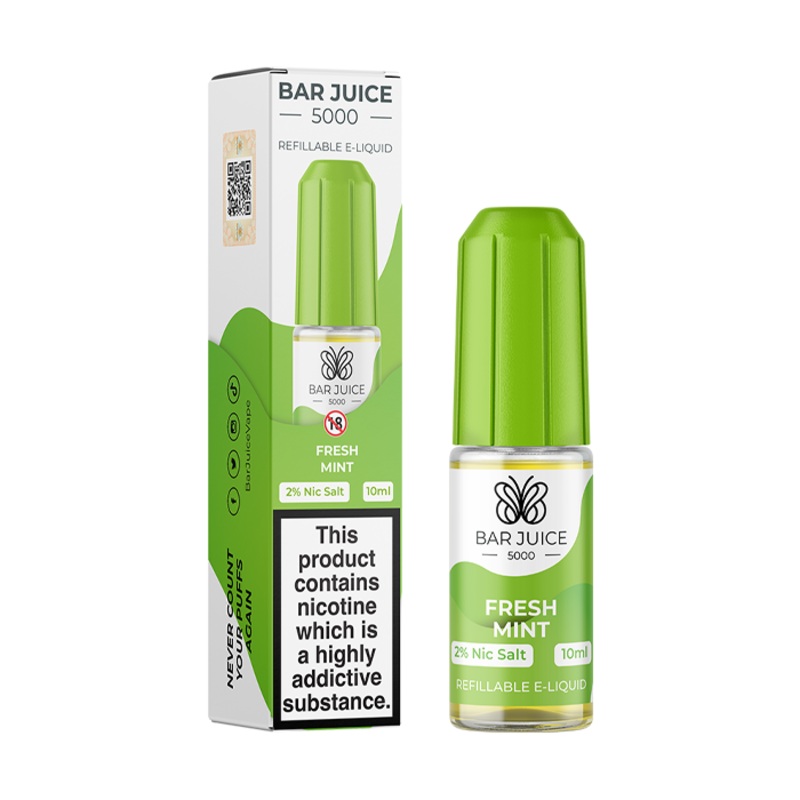 Fresh Mint Nic Salt E-Liquid – Bar Juice 5000