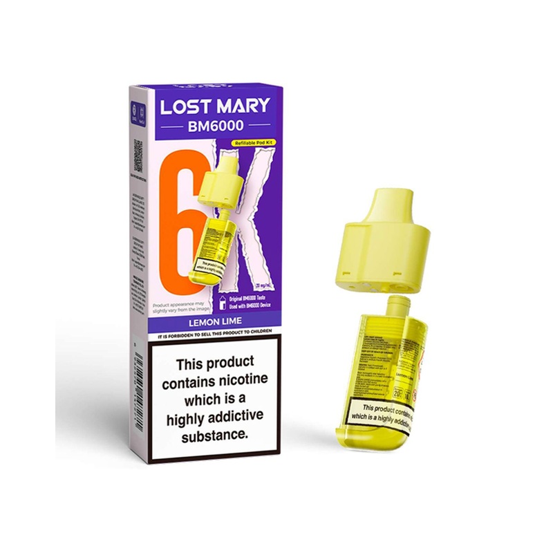 Lemon Lime Lost Mary BM6000 Refill Pod