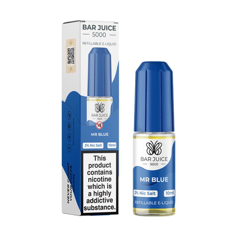 Mr Blue Nic Salt E-Liquid – Bar Juice 5000