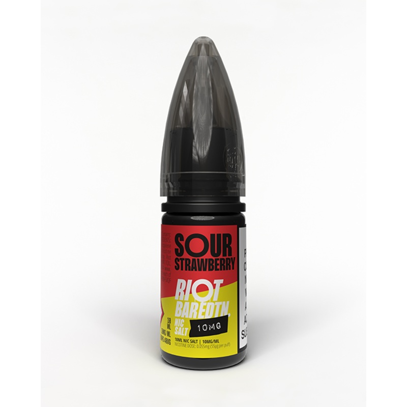 Sour Strawberry Nic Salt E-Liquid – Riot Bar Edition