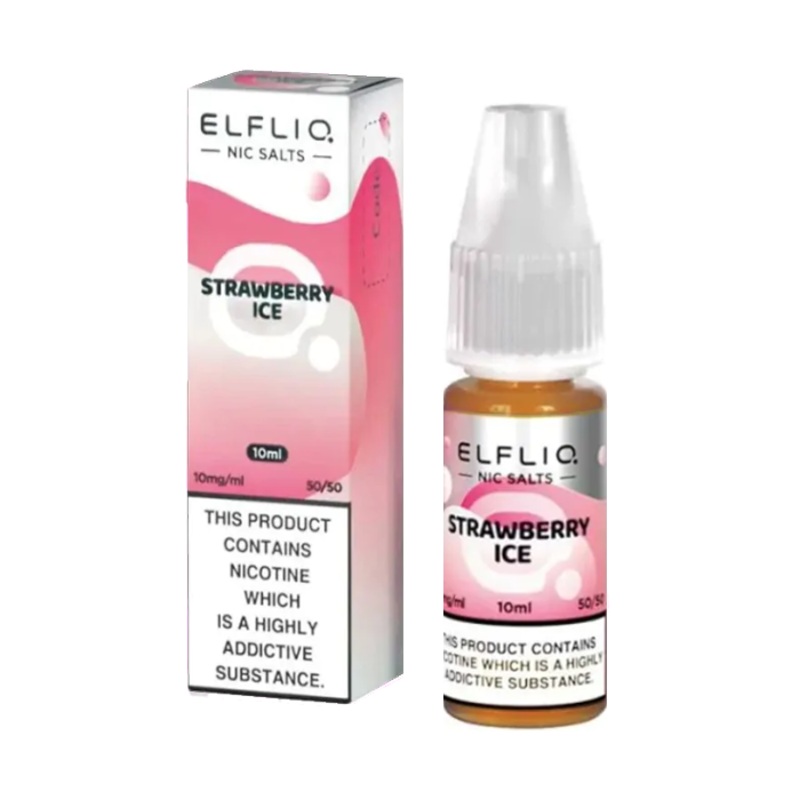 Strawberry Ice Nic Salt E-Liquid – ElfLiq
