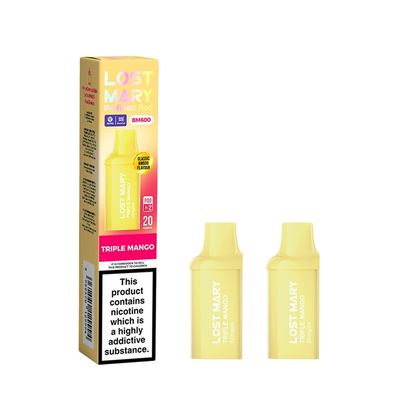 Triple Mango Lost Mary BM600 Pods (x2)