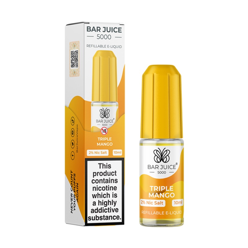 Triple Mango Nic Salt E-Liquid – Bar Juice 5000
