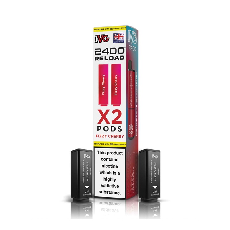 Fizzy Cherry IVG 2400 Reload Refill Pods (x2)