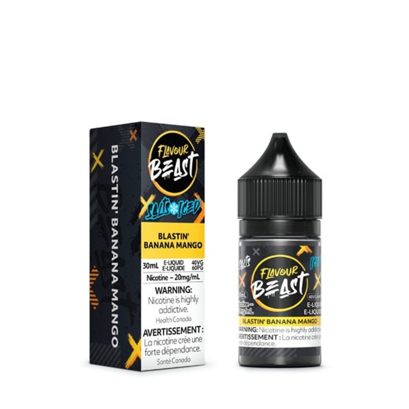 Flavour Beast SALTS – Blastin’ Banana Mango Iced