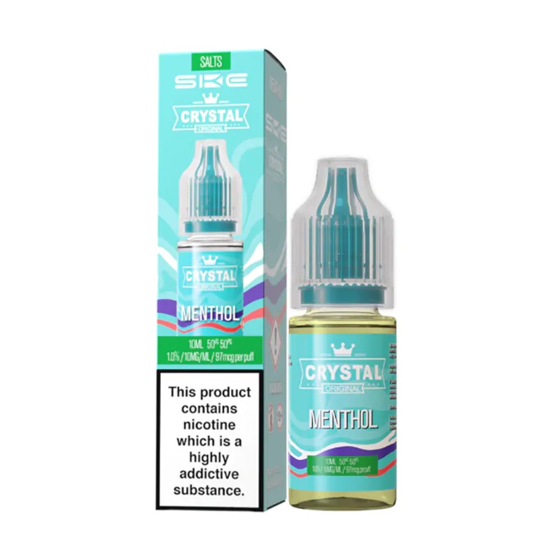 Menthol Nic Salt E-Liquid – Crystal Original