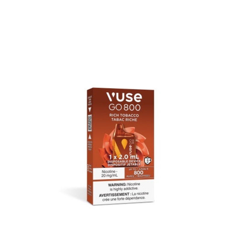 Vuse Go 800 – Rich Tobacco|20mg