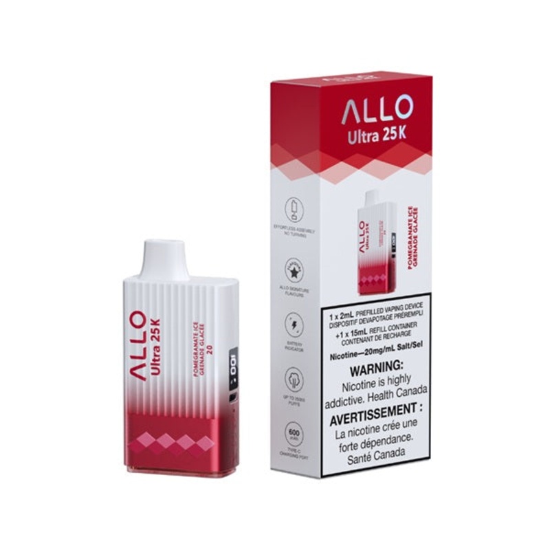 Allo ULTRA 25K – Pomegranate Ice