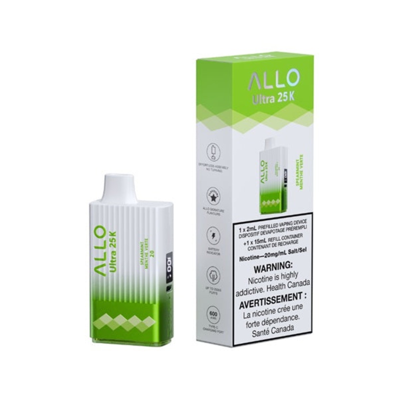 Allo ULTRA 25K – Spearmint|20mg