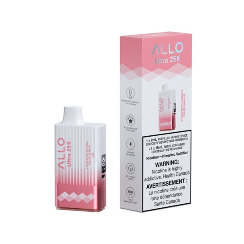 Allo ULTRA 25K – Strawberry Banana