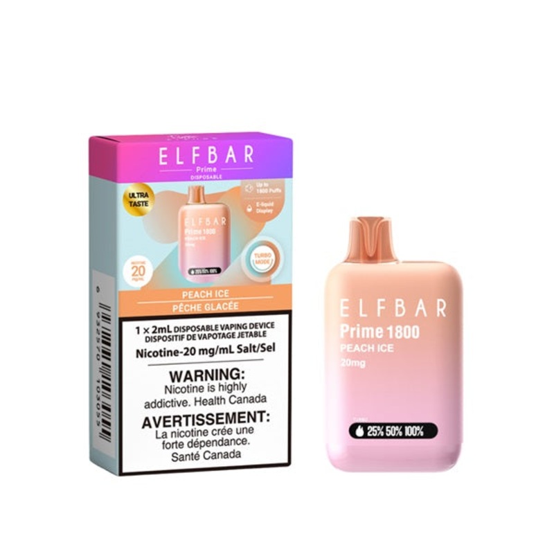 ELF Bar Prime 1800 – Peach Ice