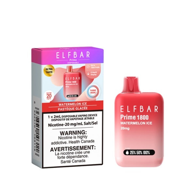 ELF Bar Prime 1800 – Watermelon Ice