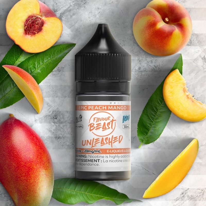 Flavour Beast Unleashed SALTS – Epic Peach Mango Iced