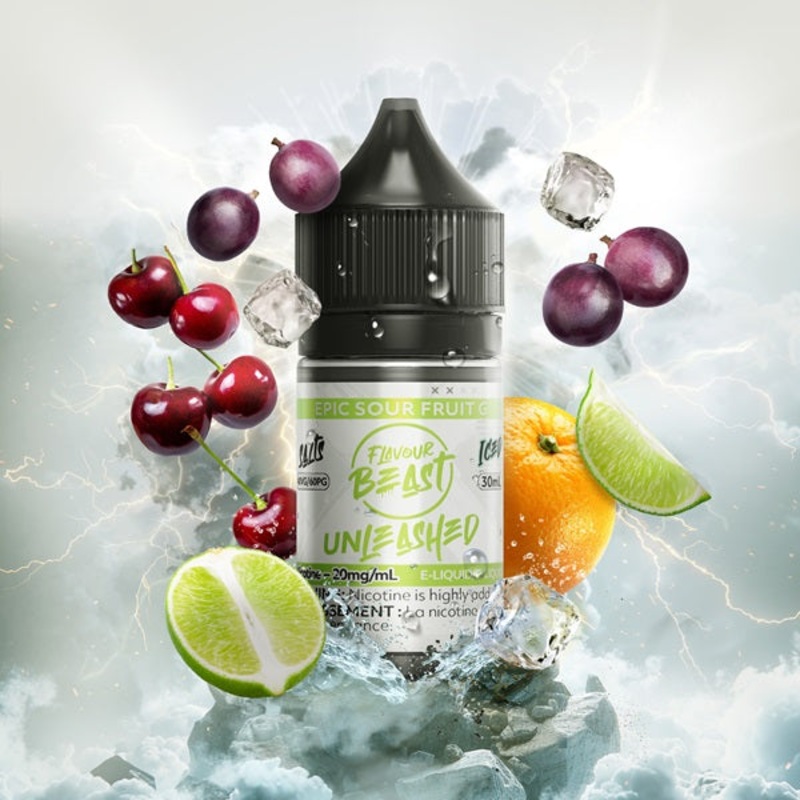 Flavour Beast Unleashed SALTS – Epic Sour Fruit G Iced