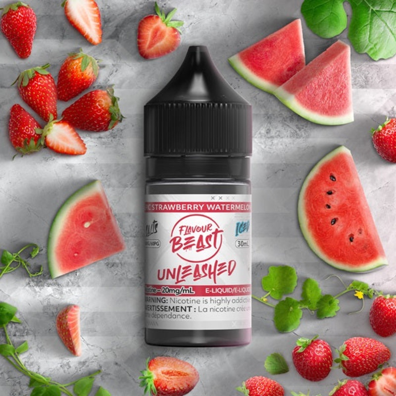 Flavour Beast Unleashed SALTS – Epic Strawberry Watermelon Iced