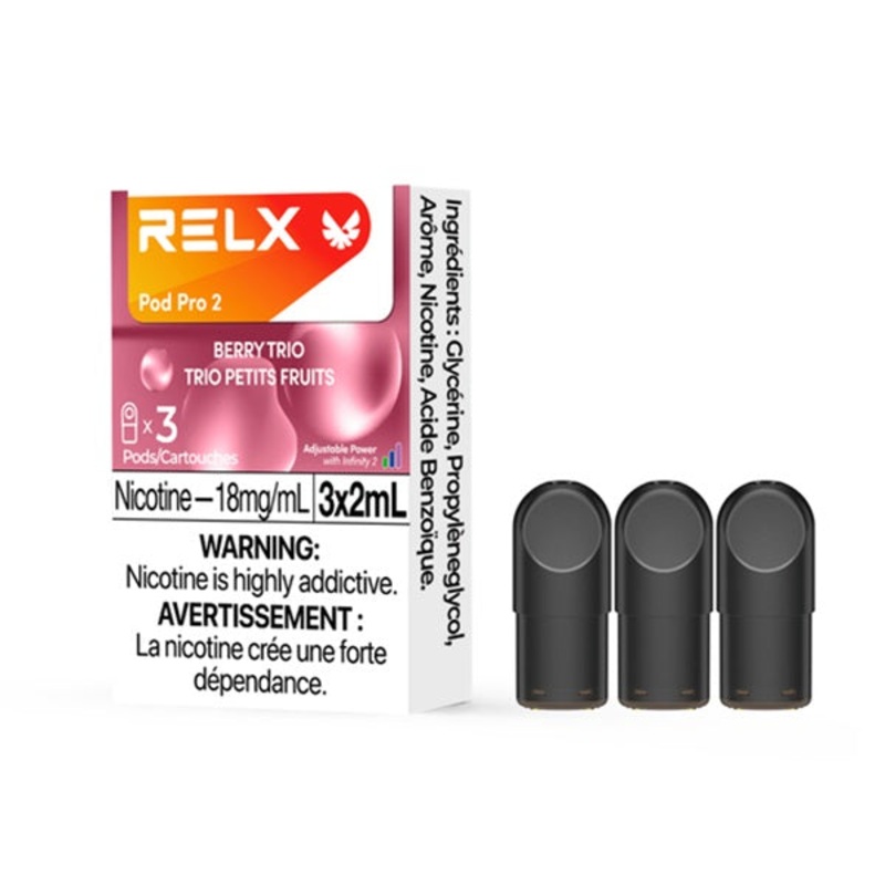 RELX Pod Pro 2: Berry Trio|18mg (3 x 2ml)