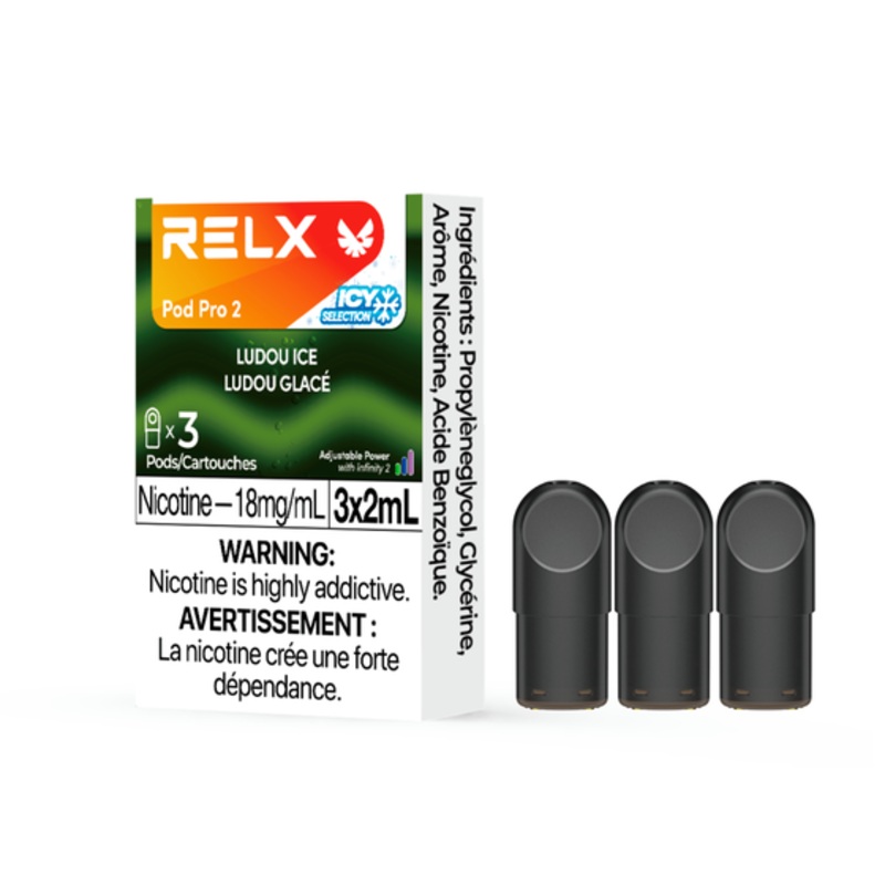 RELX Pod Pro 2: Ludou Ice|18mg (3 x 2ml)