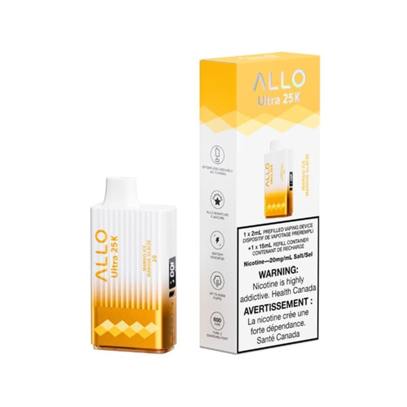 Allo ULTRA 25K – Mango Ice|20mg