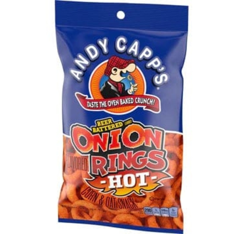 ANDY CAPP’S|Beer Battered Hot Onion Rings|Hot Fries|BBQ Fries