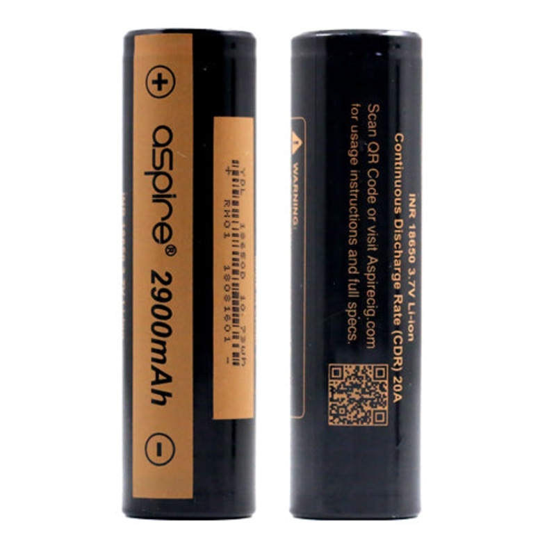 ASPIRE 18650 BATTERY 2900mAh
