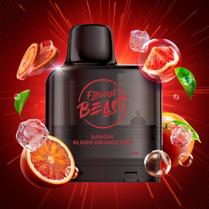 Flavour Beast Level X G2 Pod –  Bangin’ Blood Orange Iced