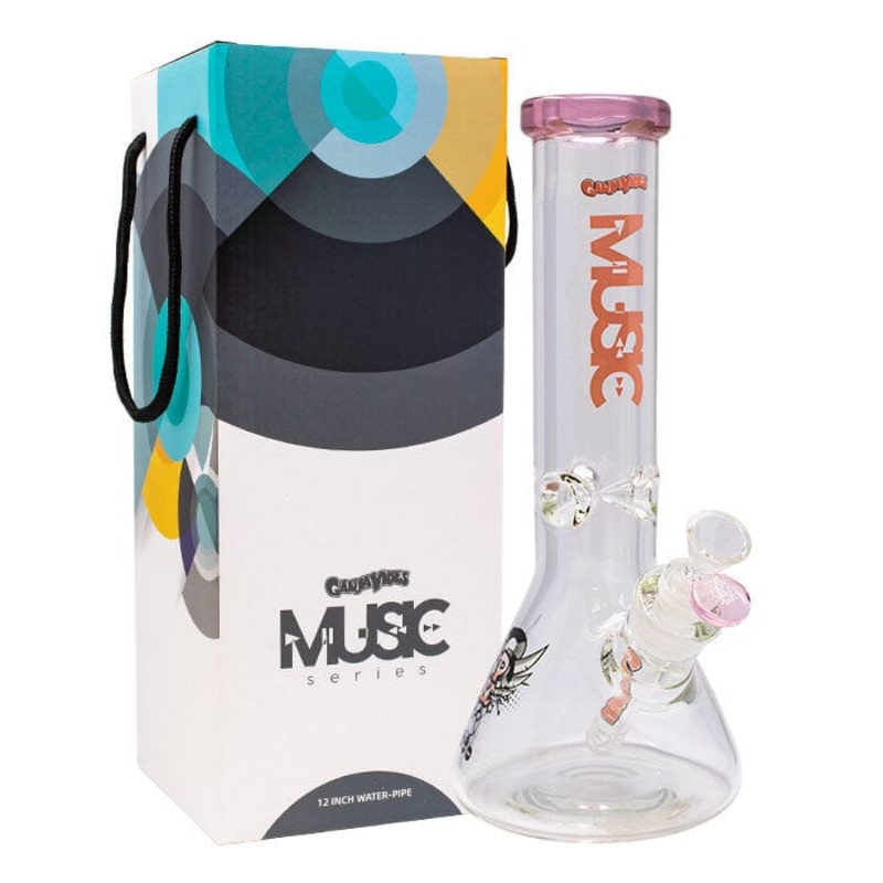 GANJAVIBES MUSIC SERIES GLASS BONG