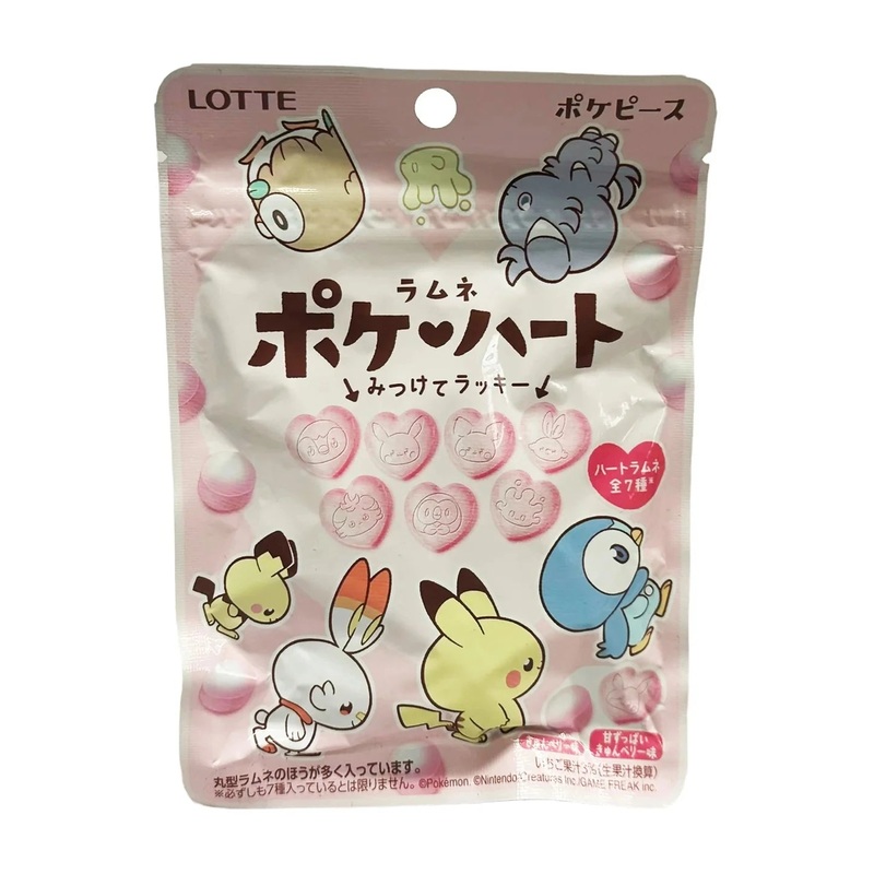 LOTTE – SNACKS|Pokemon Heart Ramune|Pokemon Piece Cupcho Chocolate
