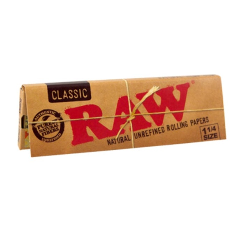 RAW ROLLING PAPER|RAW CLASSIC 1.25 1 PACK|RAW BLACK KING SIZE 1 PACK