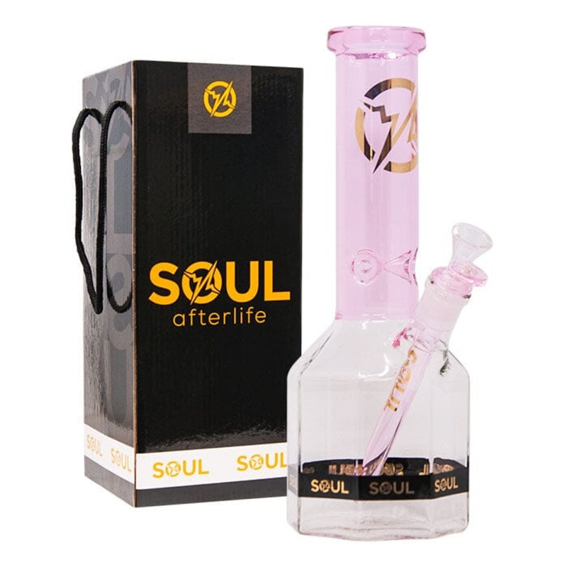 SOUL GLASS BONG|Gray Afterlife 12 Inches Octagon Bong|Green Afterlife 12 Inches Octagon Bong|Pink Afterlife 12 Inches Octagon Bong