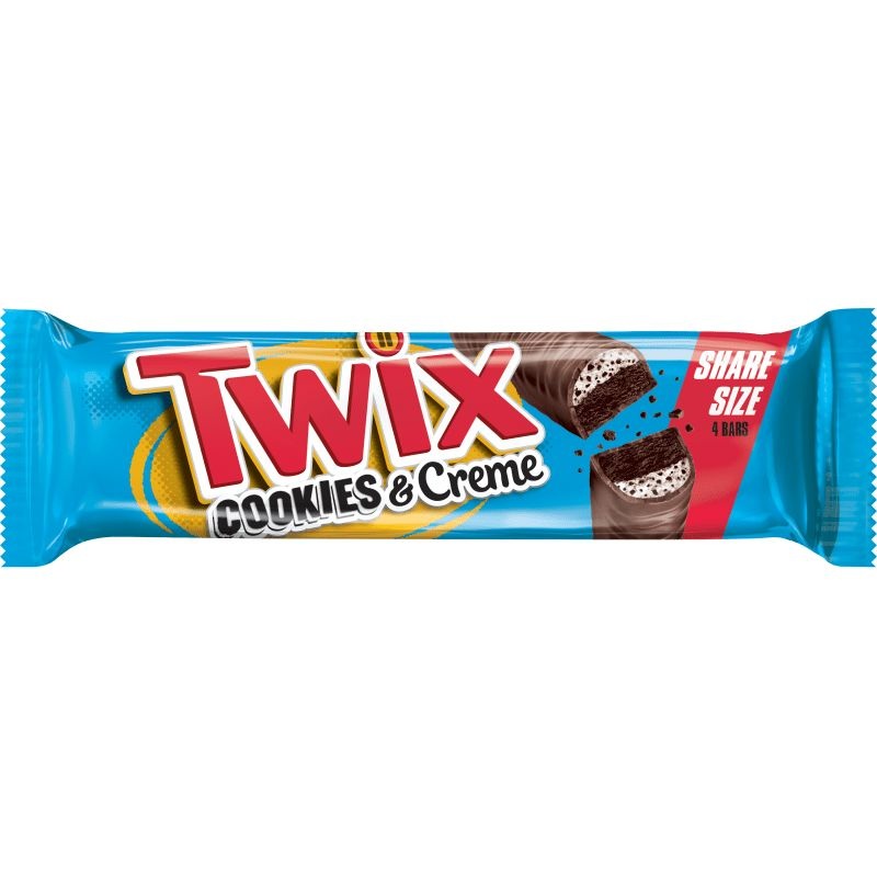 TWIX|Cookies and Creme Share Size|Cookie Dough Share Size