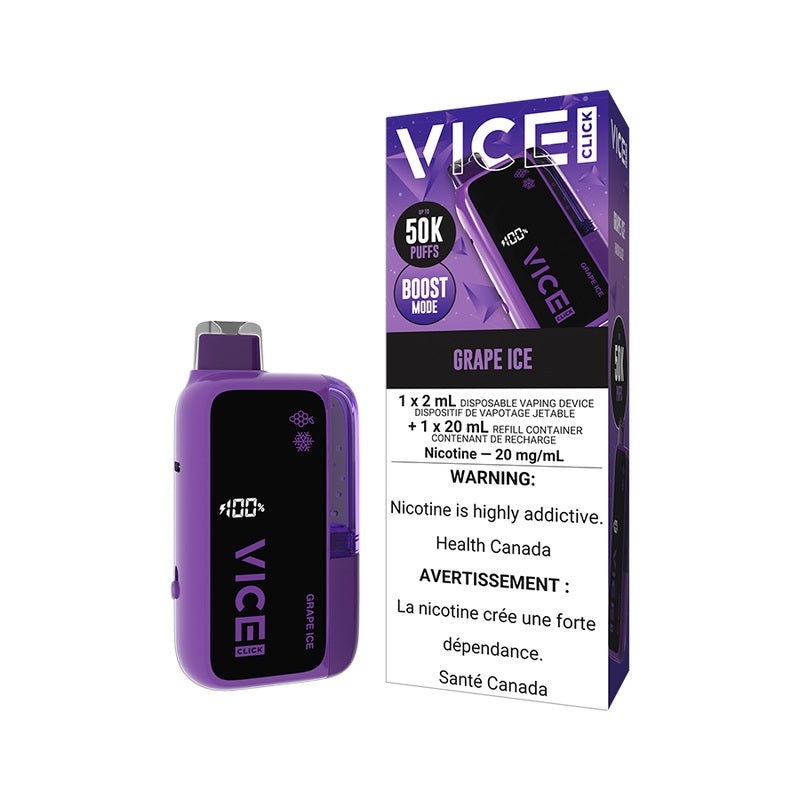 VICE Click Disposable – Grape Ice