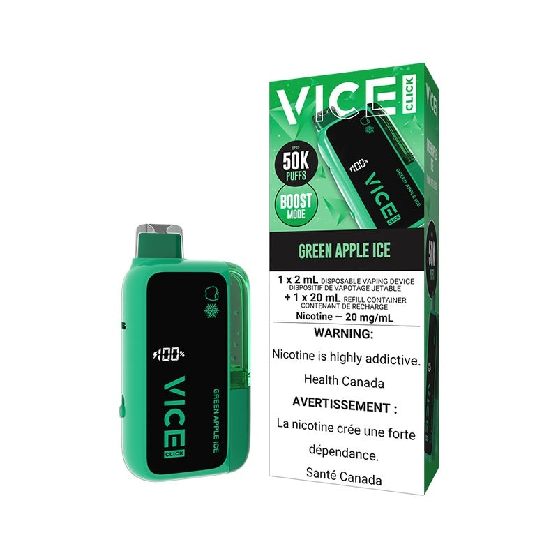 VICE Click Disposable – Green Apple Ice