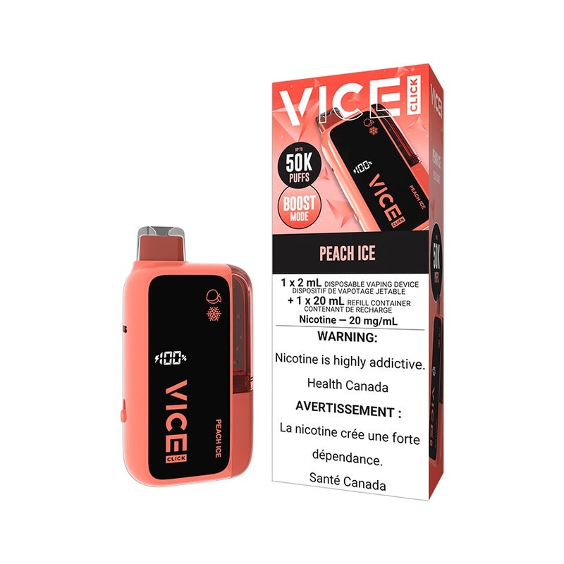 VICE Click Disposable – Peach Ice