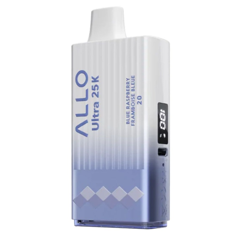 ALLO – 25K DISPOSABLE VAPE|Classic|Icy|Blue Raspberry (EX)|Blue Raspberry Lemon (EX)|Juicy Mango (EX)|Lemonlime Cranberry (EX)|Peach (EX)|Strawberry Banana (EX)|Strawberry Kiwi (EX)|Banana Ice (EX)|Blueberry Ice (EX)|Fuji Apple Ice (EX)|Grape Ice (EX)|Pin