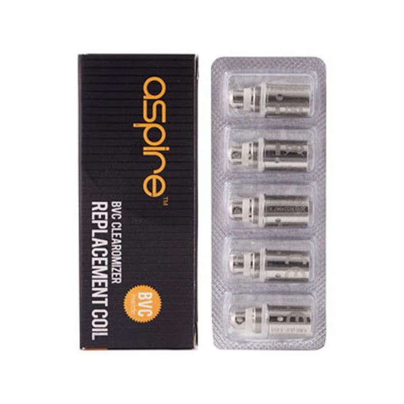 Aspire BVC Coils – 5 Pack|1.8ohm|1.2ohm|1.6ohm