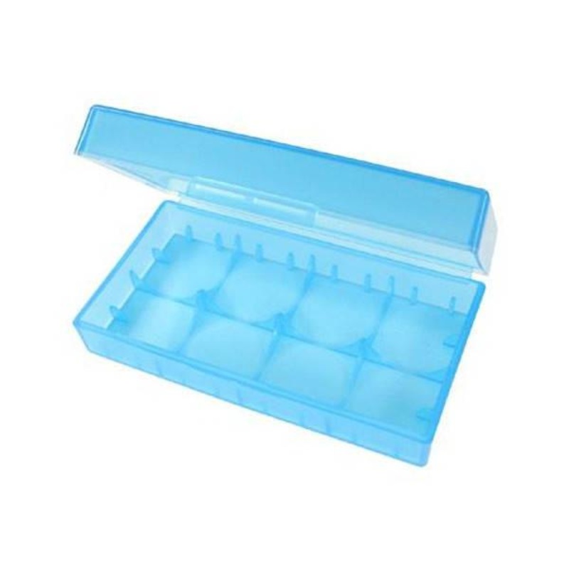 Plastic 18650 Battery Case|White
