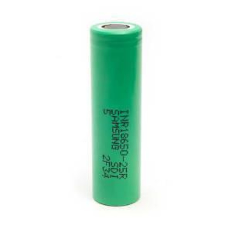 Samsung 25R – 3.7V 20A 2500mAh – 18650 Battery – Flat Top
