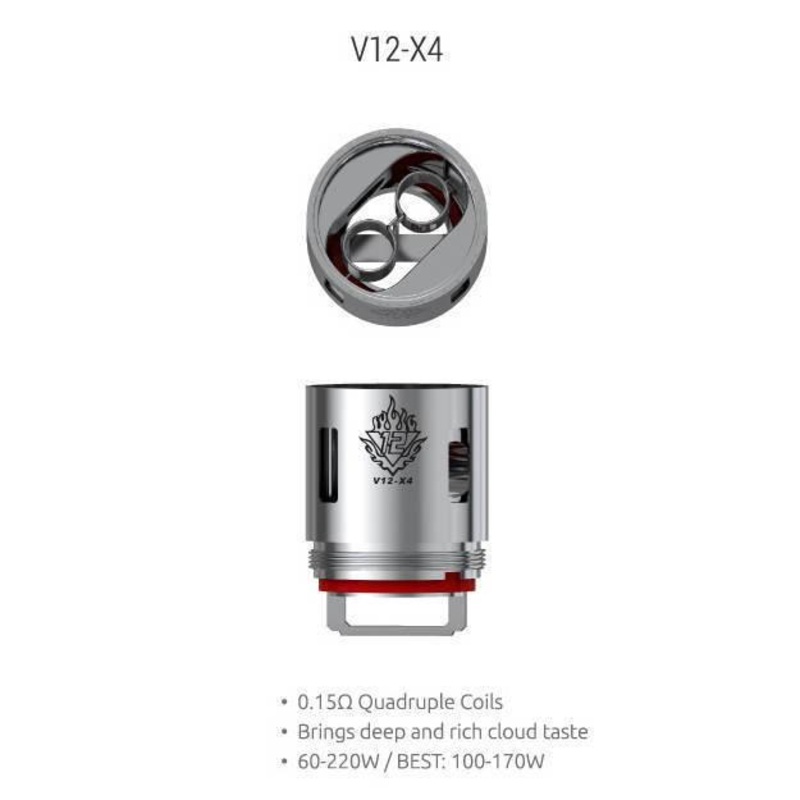 Smok TFV12 V12-X4 Coils – 3 Pack